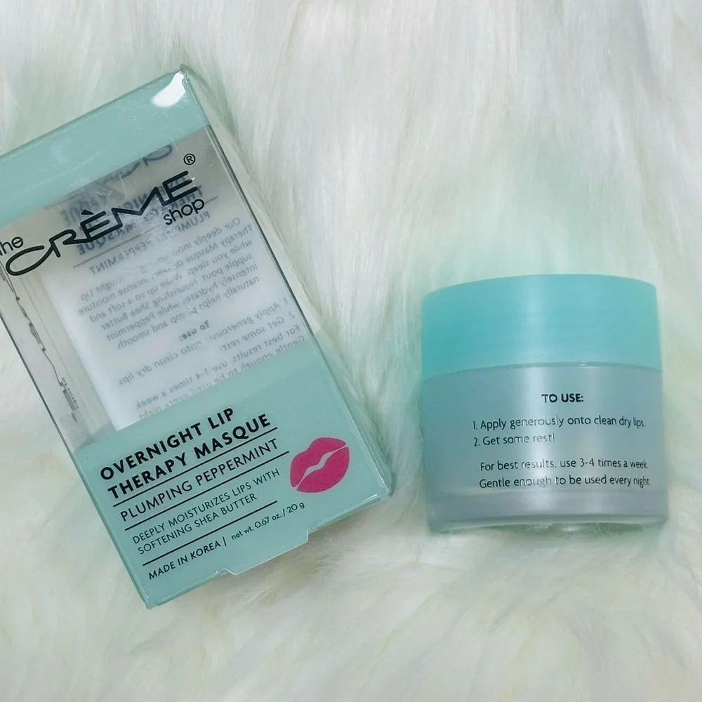 The Crème Shop Overnight Lip Therapy Masque - Plumping Peppermint